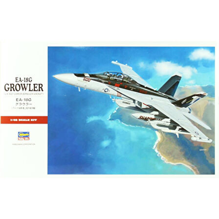 Hasegawa PT52 7252 1/48 Ölçek, EA-18G Growler, Savaş Uçağı Plastik Model Kiti