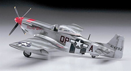 Hasegawa ST5 8055 1/32 Ölçek, P-51D Mustang, Savaş Uçağı Plastik Model Kiti