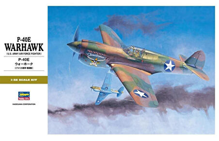 Hasegawa ST29 8879 1/32 Ölçek, P-40E Warhawk, Savaş Uçağı Plastik Model Kiti