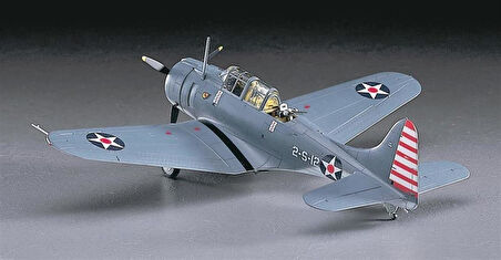 Hasegawa JT19 9119 1/48 Ölçek, SBD-3 Dauntless, Savaş Uçağı Plastik Model Kiti