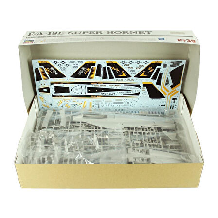 Hasegawa PT39 7239 1/48 Ölçek, F/A-18E Super Hornet, Savaş Uçağı Plastik Model Kiti