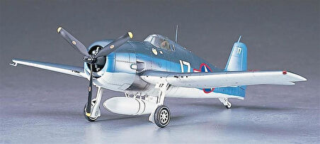 Hasegawa JT34 9134 1/48 Ölçek, F6F-3 Hellcat (USS Essex), Savaş Uçağı Plastik Model Kiti