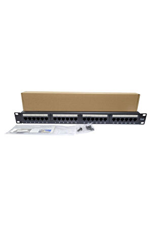 24 Port Cat6 Utp Patch Panel (Dolu)