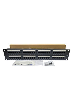 48 Port Cat6 Utp Patch Panel (Dolu)