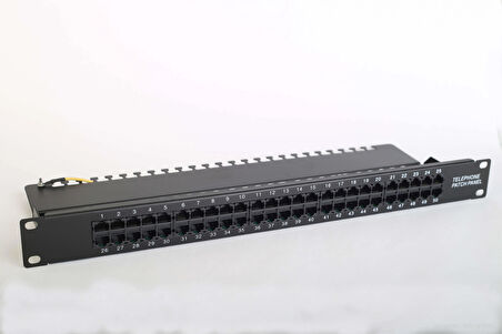 50 Port Isdn Telefon Patch Panel