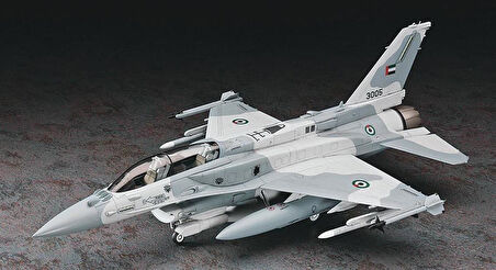 Hasegawa PT44 7244 1/48 Ölçek, F-16F (Block 60) Fighting Falcon, Savaş Uçağı Plastik Model Kiti