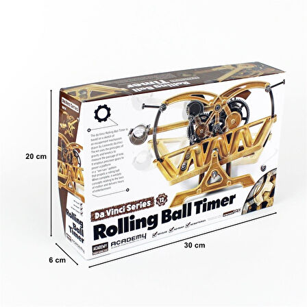 Academy 18174 Da Vinci Toplu Saat Tasarımı, Plastik Model kiti