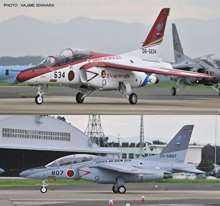 Hasegawa 2224 1/72 Ölçek, Kawasaki T-4 (Ashiya Special 2016) (Two kits in the box), Savaş Uçağı Plastik Model Kiti