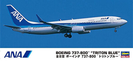 Hasegawa 37 10737 1/200 Ölçek, Boeing 737-800 ANA (Triton Blue), Yolcu Uçağı Plastik Model Kiti