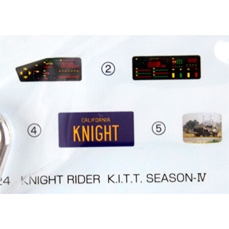 Aoshima 04130 1/24 Ölçek, Knight Rider 2000 Season 4, Plastik Model kiti