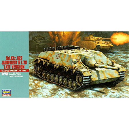 Hasegawa MT51 31151 1/72 Ölçek, Jagdpanzer IV Tanksavar (Late) Plastik Model Kiti