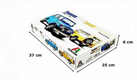 Italeri 3630S 1/24 Ölçek, Toyota Land Cruiser BJ-44 Soft Top / Hard Top Jeep, Plastik Model kiti