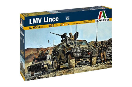 Italeri 6504S 1/35 Ölçek, LMV Lince Zırhlı Aracı, Plastik Model kiti