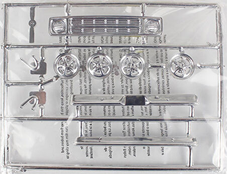 AMT 1108M 1/25 Ölçek, 1977 Ford Cruising Van, Plastik Kamyonet Maketi