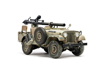 AFV Club AF35S99 1/35 Ölçek, IDF M38A1/CJ5 (2 models set) Tank Savarlı Jeep, Plastik Model kiti