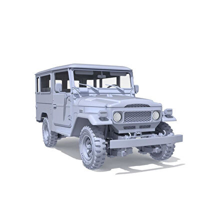 AK 35001 1/35 Ölçek, FJ43 HardTop Cip (SUV), Askeri Araç Plastik Model Kiti