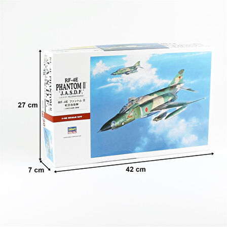 Hasegawa PT30 7230 1/48 Ölçek, RF-4E Phantom II (JASDF), Savaş Uçağı Plastik Model Kiti