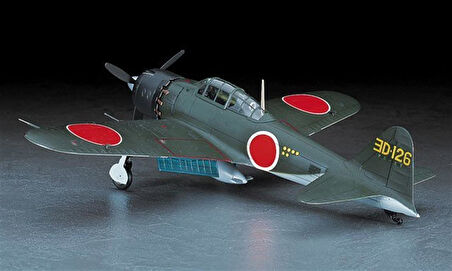 Hasegawa JT70 9070 1/48 Ölçek, MitsubishiI A6M5 Zero Fighter Type 52 (Zuhio), Yeni Kalıp, Savaş Uçağı Plastik Model Kiti