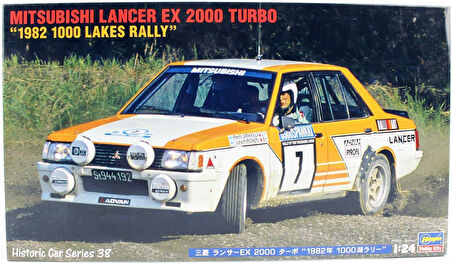 Hasegawa HC38 21138 1/24 Ölçek, Mitsubishi Lancer EX 2000 Turbo (1982 1000 Lakes Rally), Yarış Aracı Plastik Model Kiti