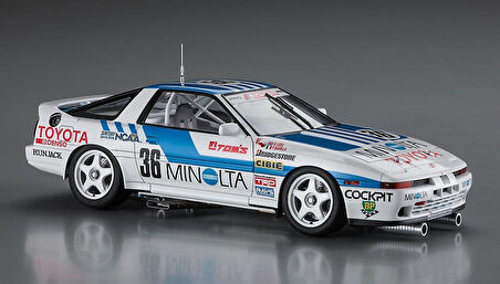 Hasegawa HC42 21142 1/24 Ölçek, Toyota Minolta Supra Turbo A70 (1988 Inter Tec), Yarış Aracı Plastik Model Kiti