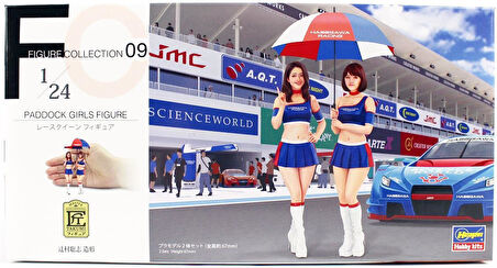 Hasegawa FC9 29109 1/24 Ölçek, Padok Kızları, Plastik Model Kiti