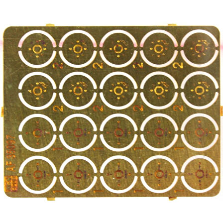 AFV Club AF35097 1/35 Ölçek, German 10.5 cm. Top Kovanı, 20 Adet, Prinç Detay Seti