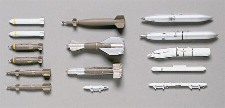 Hasegawa X72-2 35002 1/72 Ölçek, Savaş Uçağı Silahları-II, Plastik Model Kiti