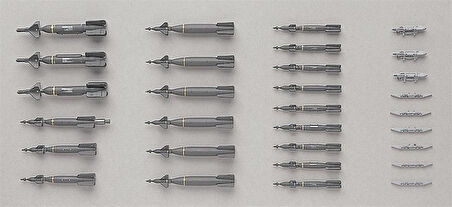 Hasegawa X72-11 35011 1/72 Ölçek, Savaş Uçağı Silahları-VI, Plastik Model Kiti