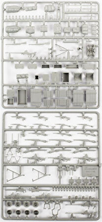 Italeri 0407S 1/35 Ölçek, Silahlar ve Mühimmatlar, Plastik Model kiti