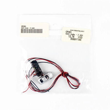 CP Model 1/200 Ölçek, Işıklı Araba Maketi- 2 Adet