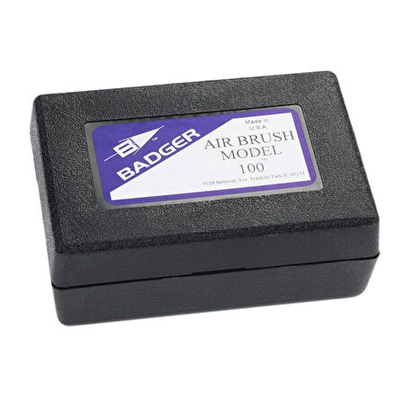 Badger 100-5 Üstten Besleme, İnce Nozul, 4.75 ml. Büyük Hazneli, Çift Tetikli Boya Tabancası