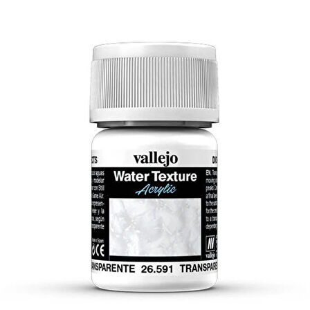Vallejo 26591 30 ml. Transparent Water, Diorama Su Dokusu Yapma Boyası