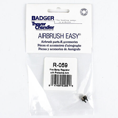 Badger R-059 İnce Spray Regülatörü ve Kapağı, (Renegade, Velocity Tabancalar İçin)