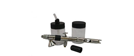 Badger 360-1 Alttan ve Üstten Beslemeli 360' Döner Kafalı, Genel Amaçlı Nozul, 22 ml. Hazneli Boya Tabancası