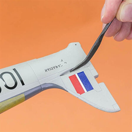 Vallejo T03003 Eğik Uclu Eğe Seti, 10 Adet