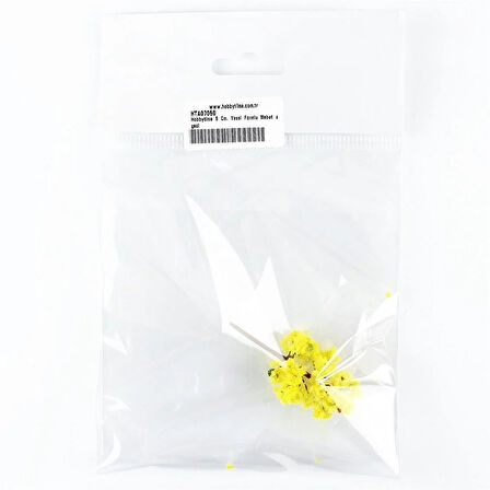 Hobbytime 5 Cm. Yassı Formlu Mabet ağacı, 5 Adet