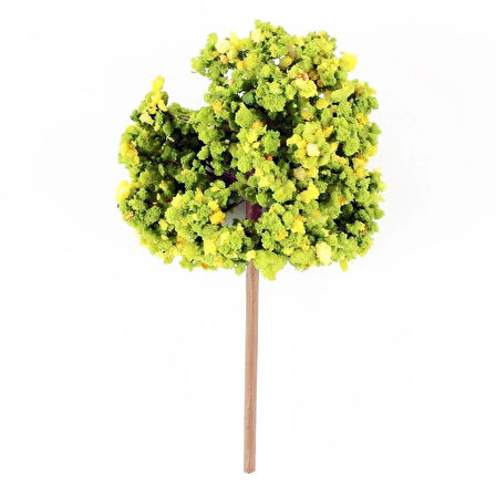 Hobbytime 11 Cm. Yuvarlak Formlu Ihlamur Ağacı Modeli, 1 Adet