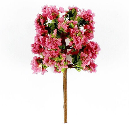 Hobbytime 5 Cm. Mor Çiçekli Oya Ağacı Modeli, 5 Adet