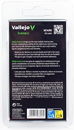 Vallejo SC430 Neon, 4 mm. Hazır Çim Dokusu