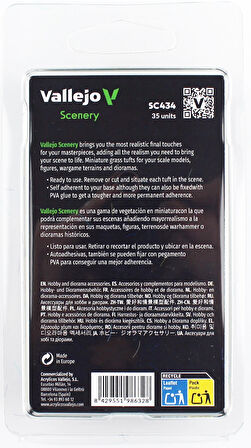 Vallejo SC434 Blue, 6 mm. Hazır Çim Dokusu