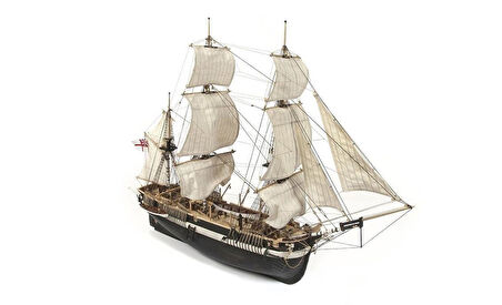 Occre 12004 1/75 Ölçek, HMS Terror, 68 cm. Yelkenli ve Buharlı İngiliz Keşif Gemisi, Ahşap Model Kiti