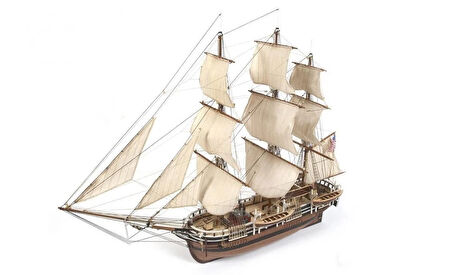 Occre 12006 1/60 Ölçek, Essex, 74 cm. Yelkenli Balina Avı Gemisi, Ahşap Model Kiti