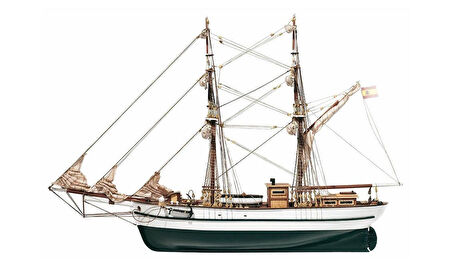 Occre 13001 1/65 Ölçek, Aurora, 68 cm. Yelkenli İspanyol Yük Gemisi, Ahşap Model Kiti