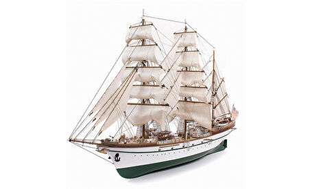 Occre 15003 1/95 Ölçek, Gorch Fock, 95 cm. Yelkenli Alman Askeri Eğitim Teknesi, Ahşap Model Kiti