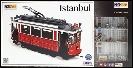 Occre 53010 1/24 Ölçek, Istanbul Tramwayı Ahşap Model Kiti