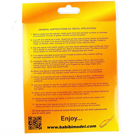 Babibi DBT-01360 1/144 Ölçek, Sikorsky S-70 Black Hawk Türk Askeri Polisi Çelik Kanatlar, Dekal Çıkartma