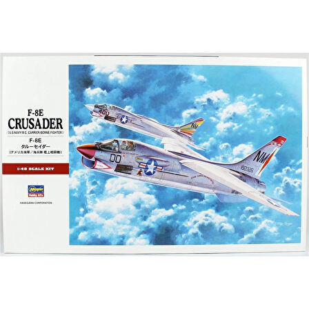 Hasegawa PT25 7225 1/48 Ölçek, F-8E Crusader, Savaş Uçağı Plastik Model Kiti