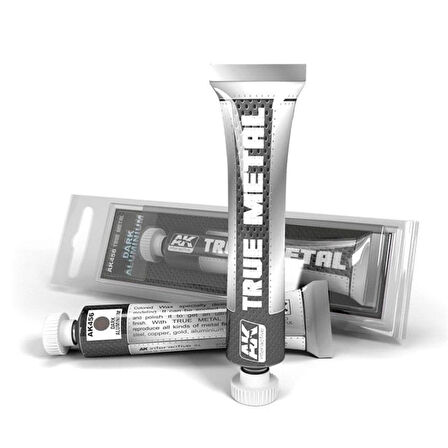 AK 456 20 ml. Dark Aliminium, True Metal Serisi Model Boyası