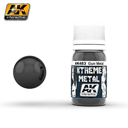 AK 483 30 ml. Silah Metal Rengi, Xtreme Metal Serisi Model Boyası