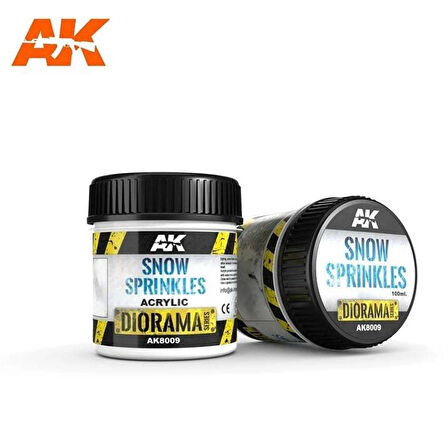 AK 8009 100 ml. Snow Sprinkes, Akrilik, Diorama Serisi Zemin Dokusu
